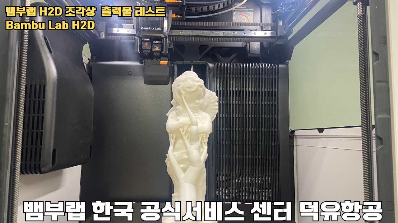 뱀부랩 H2D 조각상 출력물 테스트 #뱀부랩 #뱀부랩한국공식서비스센터덕유항공 #H2D 뱀부랩 H2D 조각상 출력물 테스트 #뱀부랩 #뱀부랩한국공식서비스센터덕유항공 #H2D