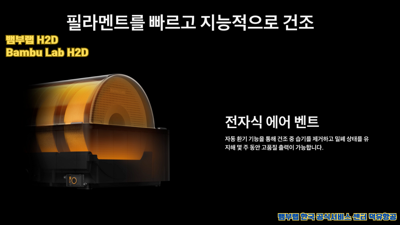 뱀부랩 최고의 고성능 3D프린터 H2D, Bambu Lab's high performance 3D printer H2D