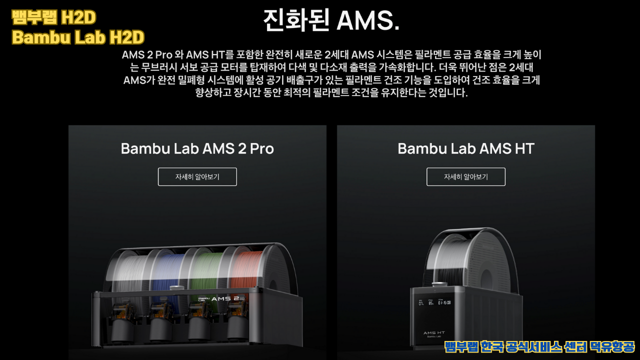 뱀부랩 최고의 고성능 3D프린터 H2D, Bambu Lab's high performance 3D printer H2D
