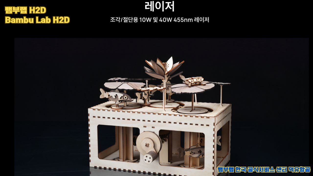 뱀부랩 최고의 고성능 3D프린터 H2D, Bambu Lab's high performance 3D printer H2D 뱀부랩 최고의 고성능 3D프린터 H2D, Bambu Lab's high performance 3D printer H2D