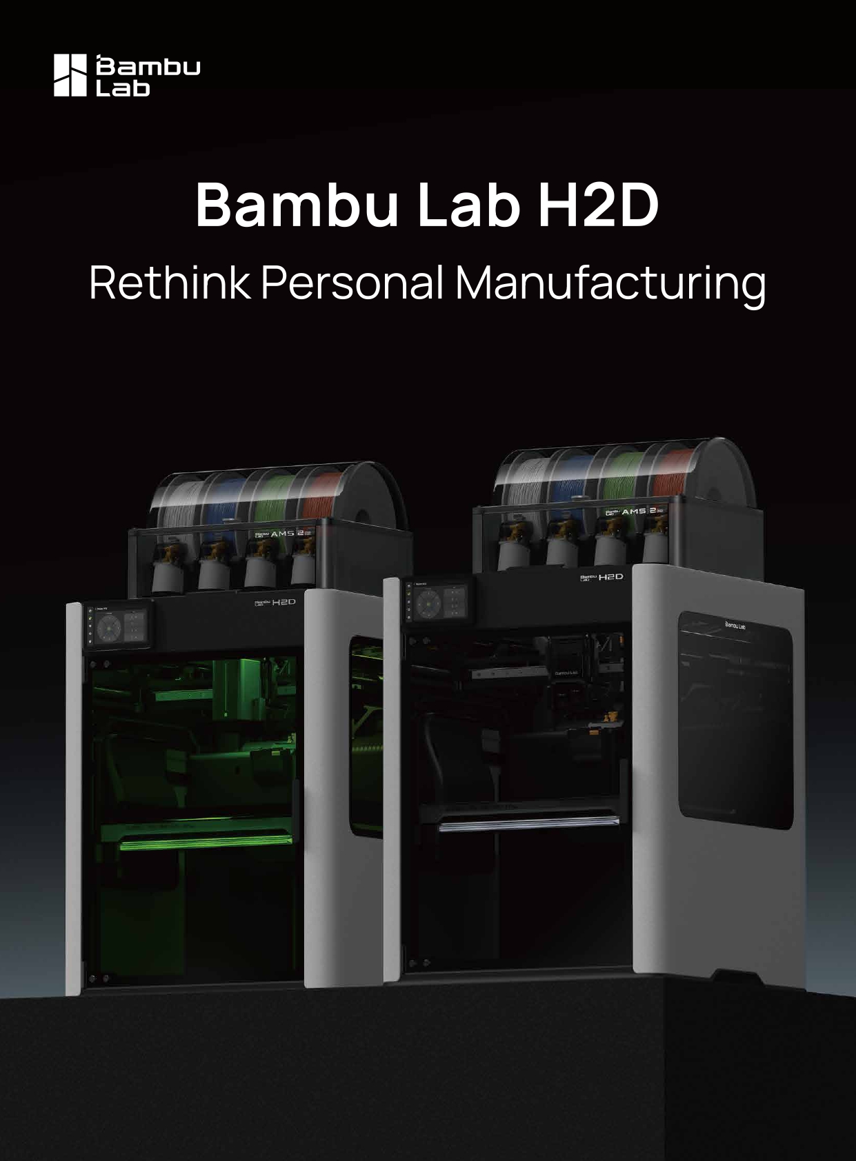 뱀부랩 H2D 3D 프린터; Bambu Lab 3D Printer 뱀부랩 H2D 3D 프린터; Bambu Lab 3D Printer