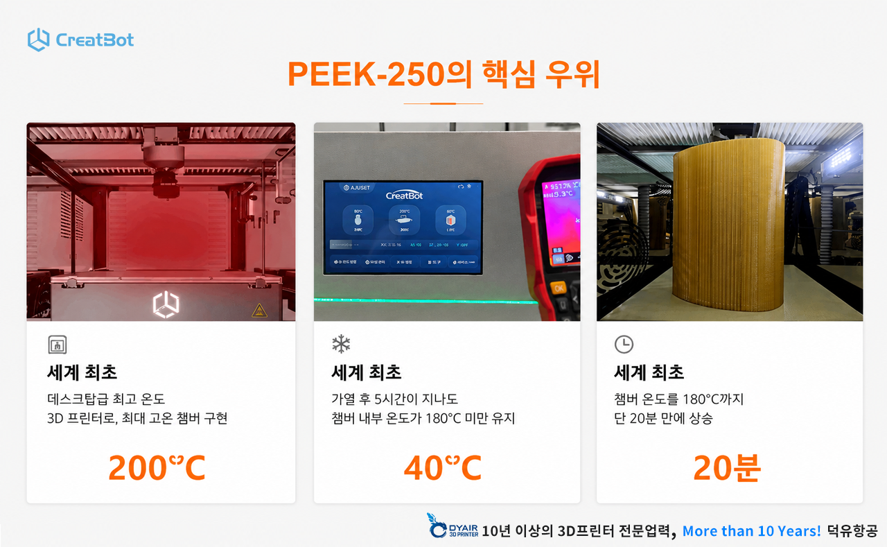 CreatBot 3D프린터 PEEK-250