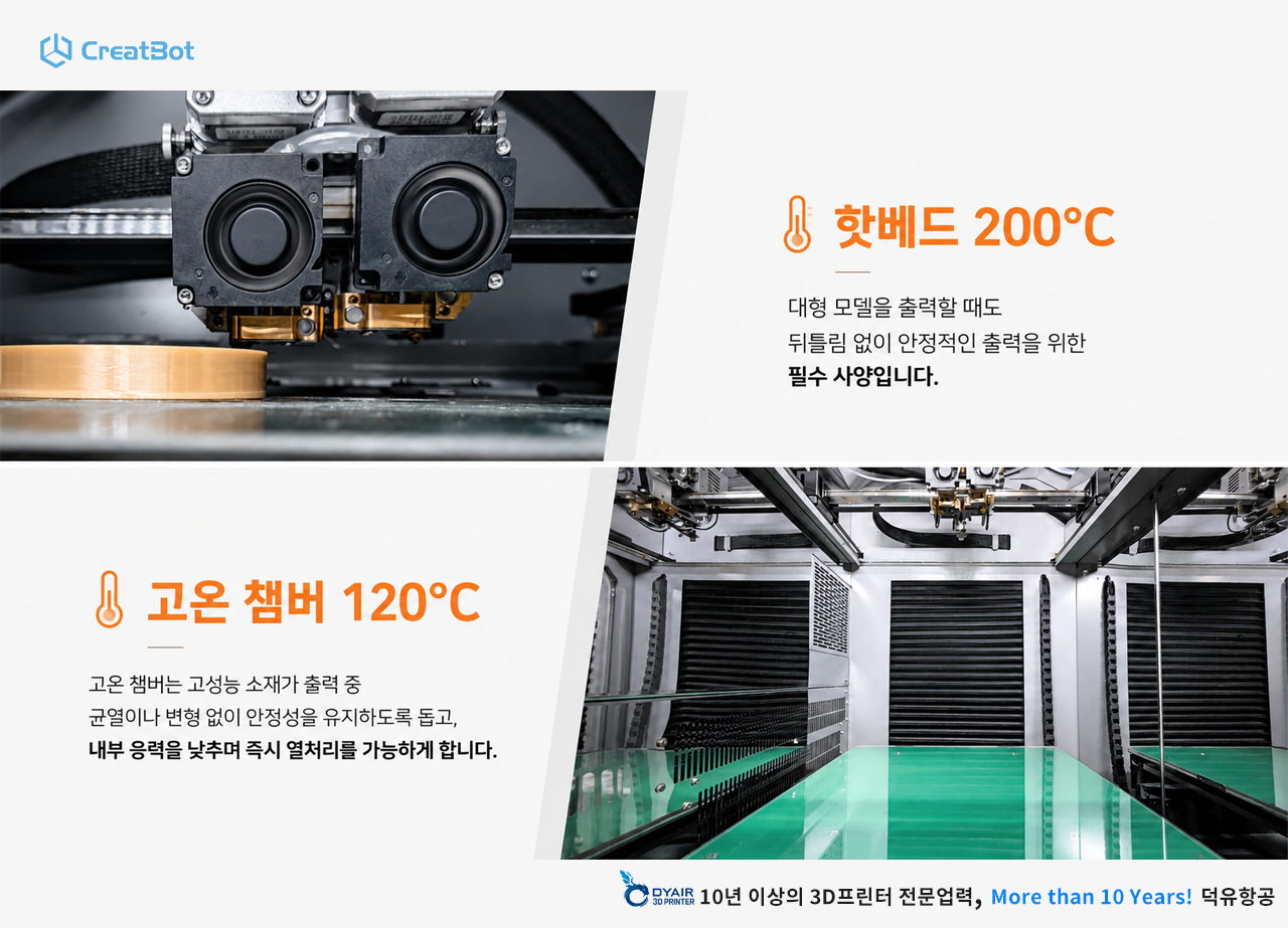 CreatBot 3D프린터 PEEK-300 판매사 덕유항공