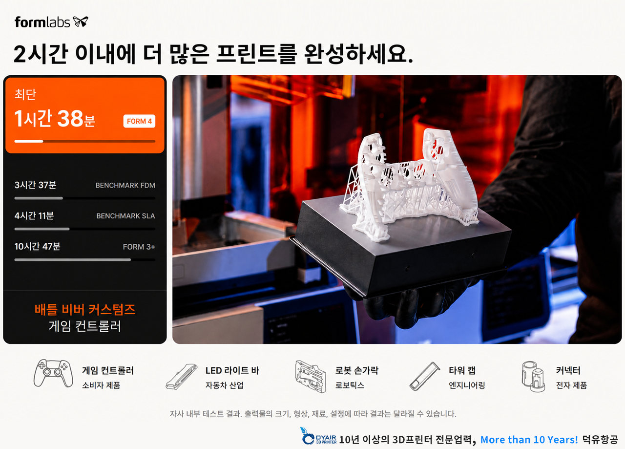 레진 3D프린터, 껍데기 말고 안을 보십시오 — Formlabs Form 4 완전 해부, 무엇이 다른지 설명합니다.