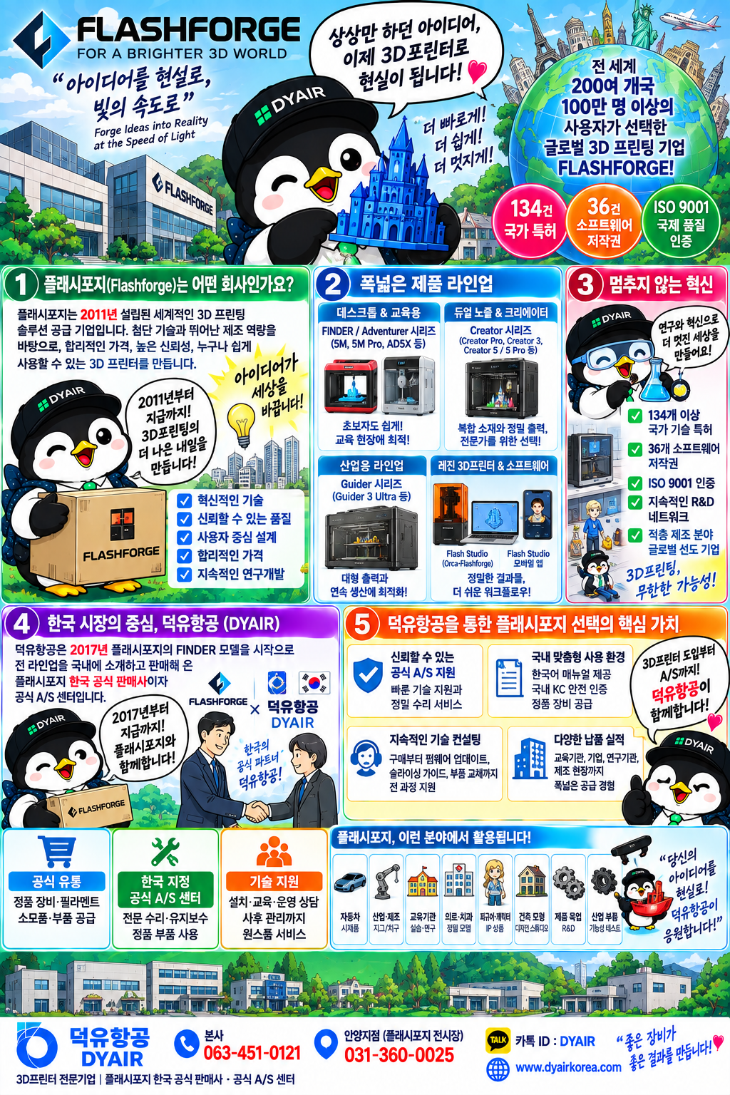 Flashforge 3D프린터